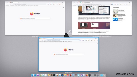 MacOS में मिशन कंट्रोल के साथ कई डेस्कटॉप का उपयोग कैसे करें 