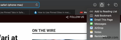 मैक पर पिन किए गए टैब का उपयोग करके सफारी में साइटों को त्वरित रूप से कैसे एक्सेस करें 