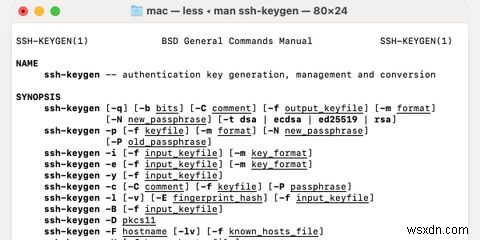 मैक पर एसएसएच कुंजी उत्पन्न करने के लिए एसएसएच-कीजेन का उपयोग कैसे करें 