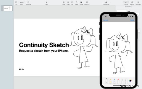 मैक पर दस्तावेज़ों को स्केच और मार्क अप करने के लिए अपने आईफोन का उपयोग कैसे करें 