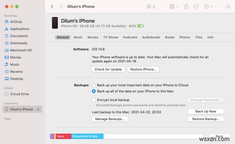 अपने मैक पर अपने आईफोन का बैक अप कैसे लें 