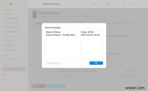अपने मैक पर अपने आईफोन का बैक अप कैसे लें 