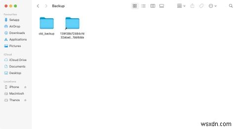 अपने मैक पर एक अलग स्थान पर अपने आईफोन का बैक अप कैसे लें 