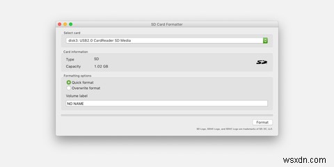 अपने मैक पर एसडी कार्ड कैसे प्रारूपित करें 
