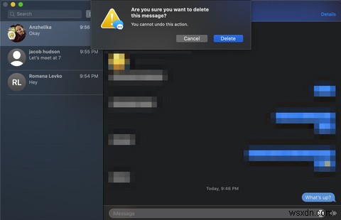 अपने मैक पर iMessages को कैसे हटाएं 