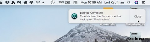 अपने मैक का बैकअप लेने के लिए टाइम मशीन का उपयोग कैसे करें 