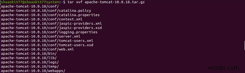 Ubuntu 20.04 पर Apache Tomcat 10 कैसे स्थापित करें? 