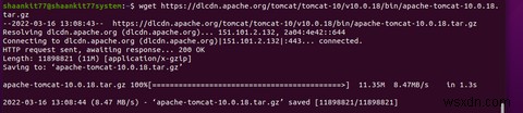 Ubuntu 20.04 पर Apache Tomcat 10 कैसे स्थापित करें? 