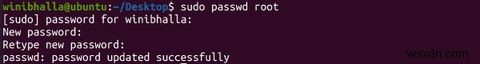 उबंटू में अपना पासवर्ड कैसे बदलें 