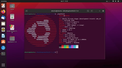 Ubuntu 21.04 Hirsute Hippo में नया क्या है? स्थापना और इंप्रेशन 