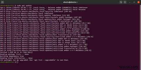 कमांड लाइन में उबंटू को कैसे अपडेट करें 