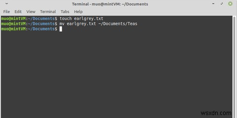 एमवी कमांड के साथ लिनक्स फाइलों को कैसे स्थानांतरित करें 