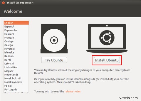 USB फ्लैश ड्राइव का उपयोग करके अपने कंप्यूटर पर Ubuntu स्थापित करें 