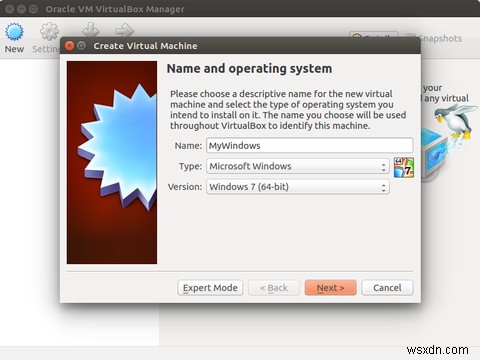 लिनक्स में विंडोज वर्चुअल मशीन कैसे सेट करें 