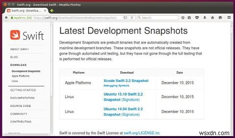 उबंटू पर स्विफ्ट में प्रोग्रामिंग कैसे शुरू करें 