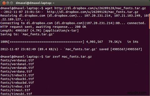 उबंटू [लिनक्स] में मैक और विंडोज फ़ॉन्ट्स कैसे प्राप्त करें 