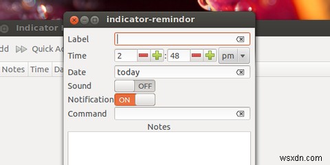 संकेतक रिमाइंडर आपको किसी भी चीज़ के लिए रिमाइंडर सेट करने देता है [उबंटू] 