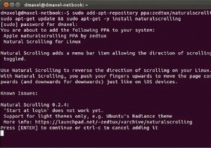उबंटू [लिनक्स] में मैक ओएस एक्स प्राकृतिक स्क्रॉलिंग कैसे प्राप्त करें 