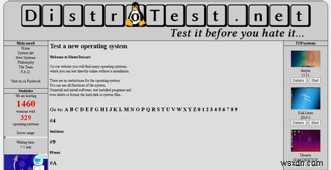 डिस्ट्रोटेस्ट के साथ इंस्टॉल किए बिना किसी भी लिनक्स डिस्ट्रो का परीक्षण कैसे करें 