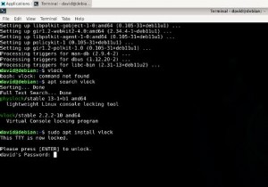 लिनक्स पर अपने टर्मिनल सत्र को vlock के साथ कैसे लॉक करें 