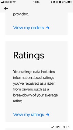 अब आप अपनी Uber रेटिंग का विस्तृत विश्लेषण देख सकते हैं