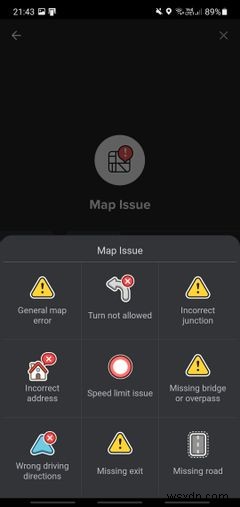 Waze के साथ नेविगेट करते समय समस्याओं की रिपोर्ट करने के सभी तरीके 