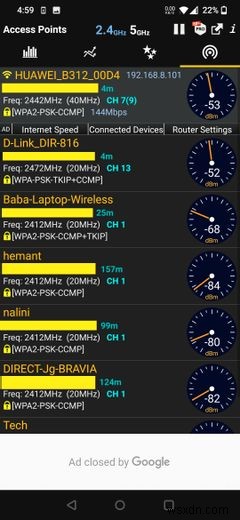 Android के लिए 6 सर्वश्रेष्ठ वाई-फाई विश्लेषक ऐप्स 