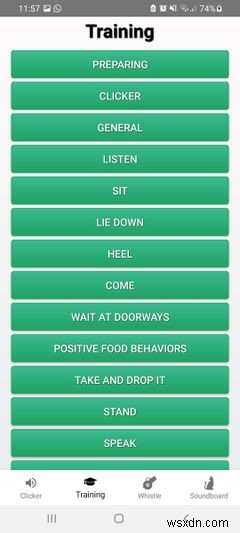 Android के लिए 5 डॉग व्हिसल और क्लिकर ट्रेनिंग ऐप्स 