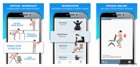 अपने डेस्क पर फिट रहने के लिए 7 व्यायाम ऐप्स