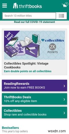 पूर्व-स्वामित्व वाली पुस्तकें खरीदने और बेचने के लिए 5 सर्वश्रेष्ठ ऐप्स 