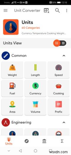 Android के लिए 6 सर्वश्रेष्ठ मुफ्त यूनिट रूपांतरण ऐप्स 