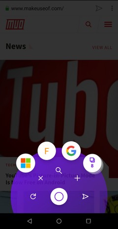 पावर जेस्चर सपोर्ट के साथ 5 सर्वश्रेष्ठ Android ब्राउज़र