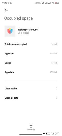 अपने Xiaomi स्मार्टफ़ोन पर वॉलपेपर हिंडोला अनइंस्टॉल कैसे करें 