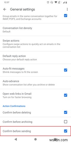 Gmail ऐप में ईमेल भेजने से पहले पुष्टि कैसे करें