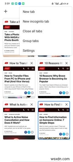 Android पर Chrome में टैब समूह कैसे बनाएं, प्रबंधित करें और अक्षम करें 