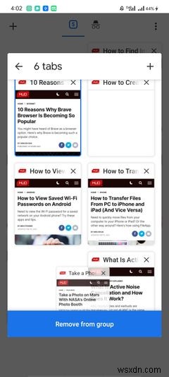 Android पर Chrome में टैब समूह कैसे बनाएं, प्रबंधित करें और अक्षम करें 