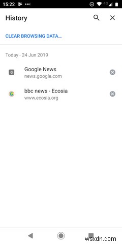 Android पर अपना ब्राउज़िंग इतिहास कैसे हटाएं 