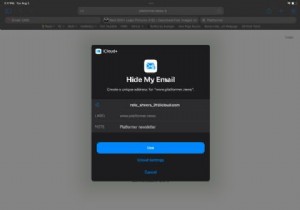 आईक्लाउड+ में हाइड माई ईमेल और एप्पल के साथ साइन इन के बीच अंतर