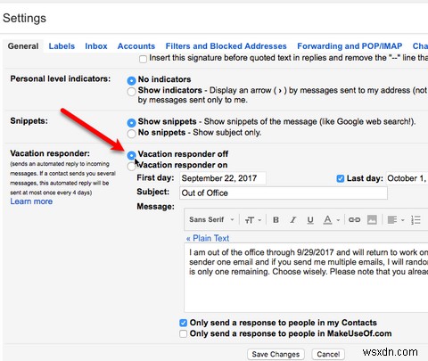 अपने Mac पर आउट-ऑफ़-ऑफ़िस ईमेल उत्तर कैसे सेट करें? 