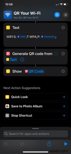 iPhone के साथ अपना वाई-फाई नेटवर्क साझा करने के लिए QR कोड बनाने के 2 तरीके
