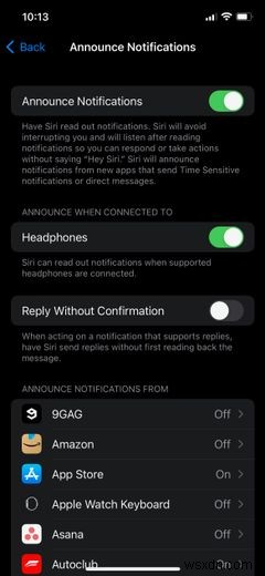 अपने iPhone पर Siri के अनाउंस नोटिफ़िकेशन फ़ीचर का उपयोग कैसे करें