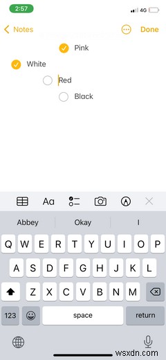 ऐप्पल नोट्स ऐप में चेकलिस्ट का उपयोग कैसे करें यहां बताया गया है 