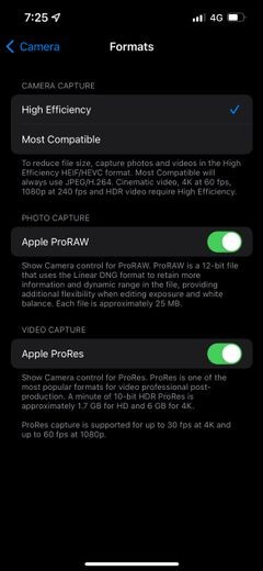 iPhone 13 Pro पर Prores वीडियो कैसे रिकॉर्ड करें