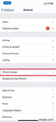 अपने iPhone पर  अन्य  संग्रहण कैसे साफ़ करें