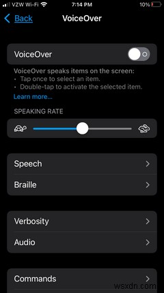 अपने iPhone फ़ोटो के साथ VoiceOver छवि विवरण का उपयोग कैसे करें 