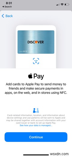 अपने iPhone पर Apple पे से किसी को भुगतान कैसे करें 