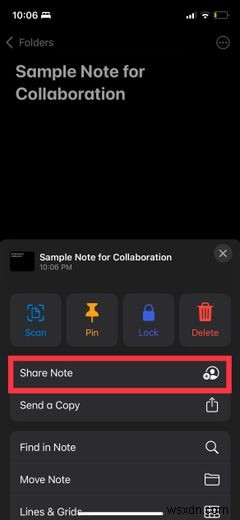 Apple नोट्स का उपयोग करने वाले अन्य लोगों के साथ कैसे सहयोग करें 