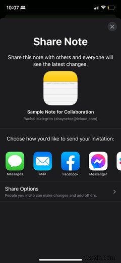 Apple नोट्स का उपयोग करने वाले अन्य लोगों के साथ कैसे सहयोग करें 