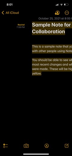 Apple नोट्स का उपयोग करने वाले अन्य लोगों के साथ कैसे सहयोग करें 