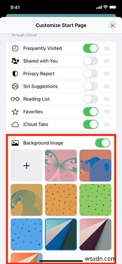 iOS 15 में सफारी में कस्टम बैकग्राउंड कैसे जोड़ें